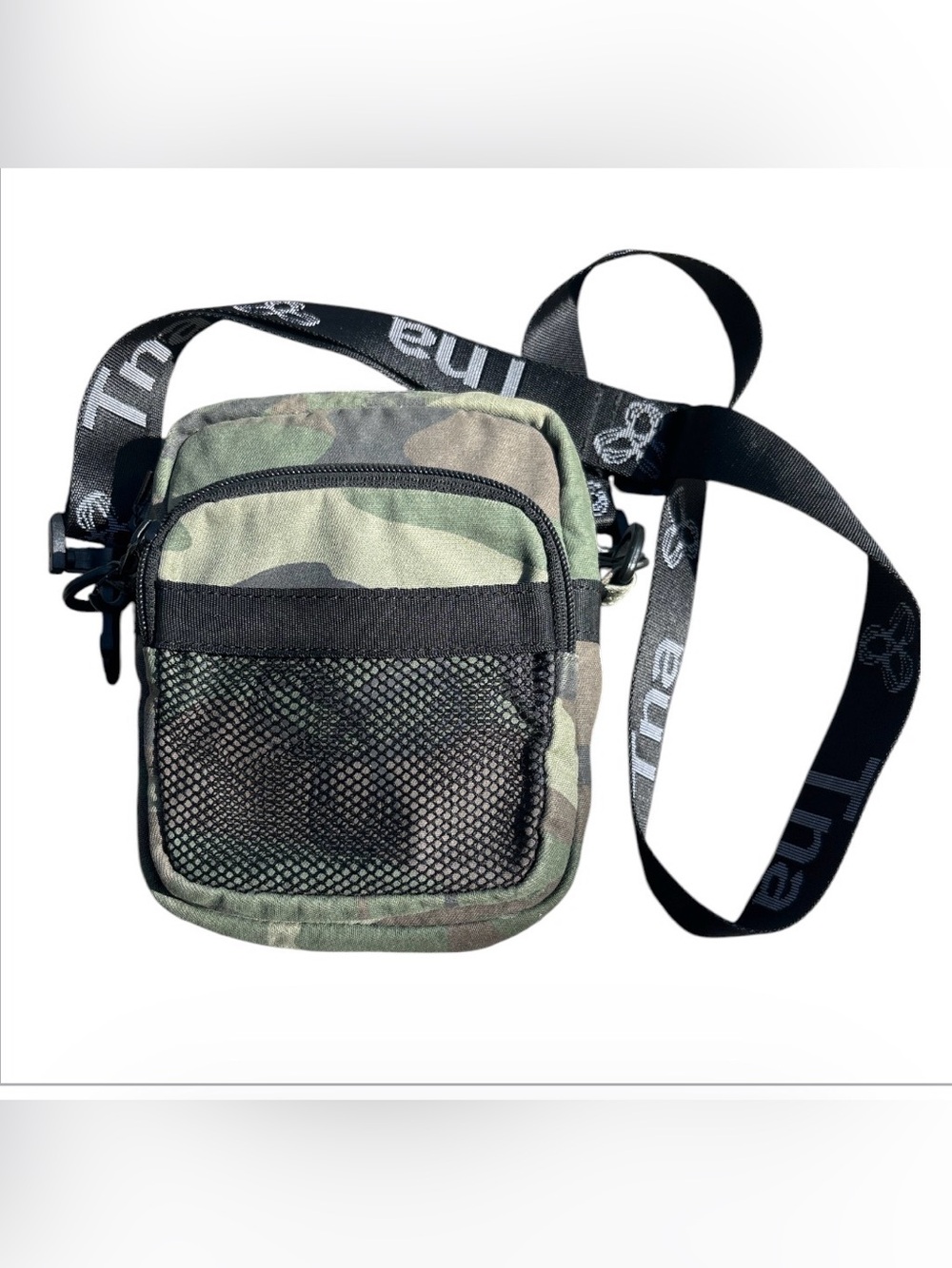 Tna Aritzia Camo Dart Crossbody Bag Utility Pouch Camouflage